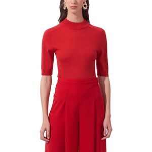 Carolina Herrera Womens Turtleneck Wool Top
